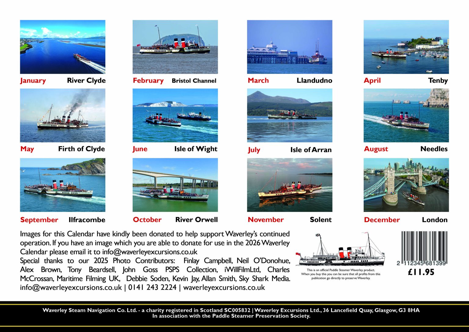 Waverley 2025 Calendar Waverley Excursions