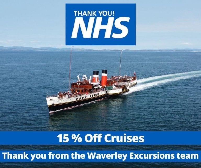 NHS WORKERS DISCOUNT ANNOUNCED Waverley Excursions